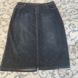 Jean long skirt size 23 Jr plus